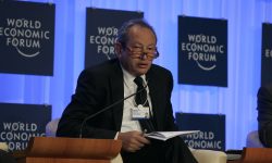 DEAD SEA/JORDAN,16MAY09 - Naguib Sawiris speaks during "Choosing the Middle East Technology Leap" session at the World Economic Forum on the Middle East at the Dead Sea, Jordan, Friday, May, 16, 2009. Copyright World Economic Forum (www.weforum.org)/Photo by Nader Daoud