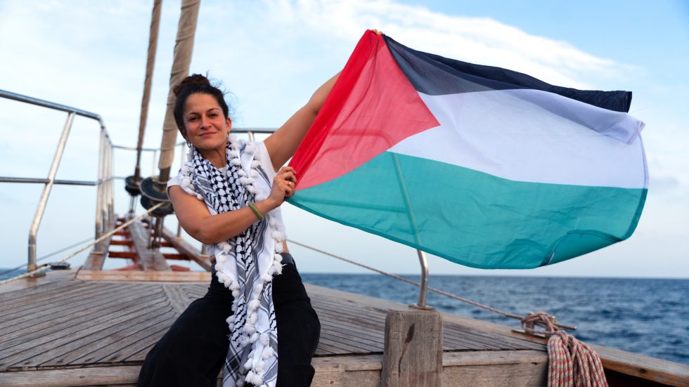 Global Sumud Flotilla media kit photo: boat_9 free_Gulcin Bekar